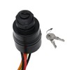 Aynaxcol Boat Ignition Switch with 2 Keys 87-88107A5 Boat Push