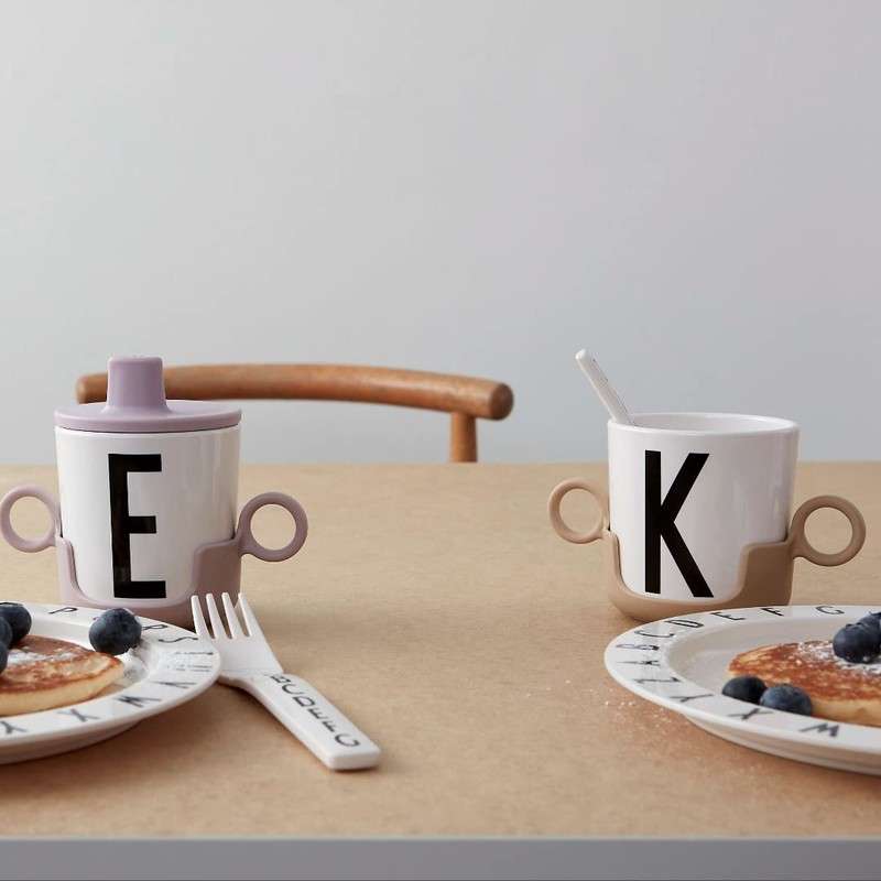 Design Letters Melamine Sippy cups for Baby 7 Oz A-Z