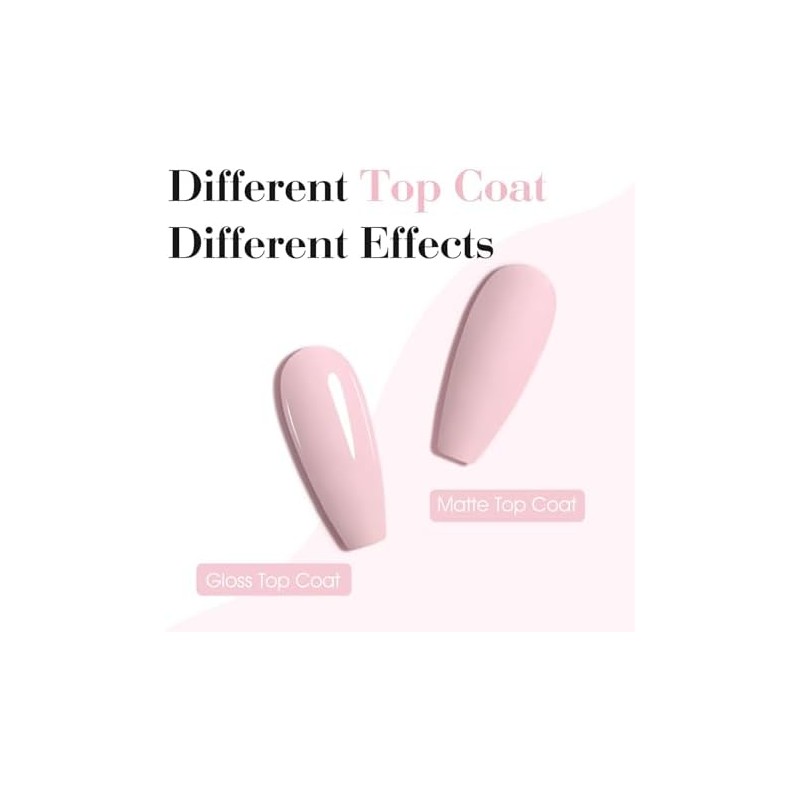 CANNI- Esmalte de uñas en gel rosa claro, 1 pieza