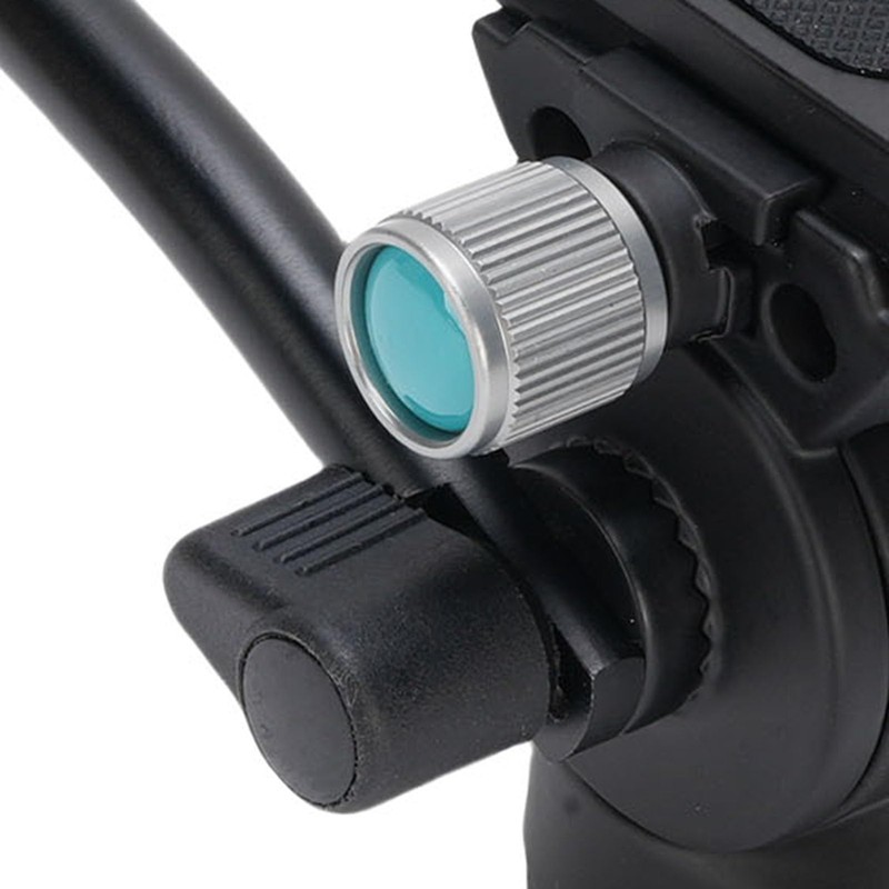 Yosoo Aluminum Alloy Video Tripod Head with Steel Handle, 360°