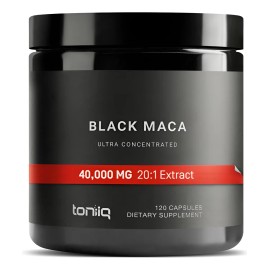Maca Negra 40000mg Energía Fertilidad Memoria 120 Americano