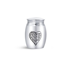 SBI Jewelry Angel Love Mini Cremation Urn for Human Ashes Holder Keepsake Angel Wing Family Love