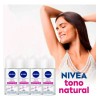 Nivea Antiperspirant Rinse Satin Effect 4 Pieces of 50 ml