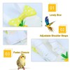 QBLEEV Bird Diaper Cockatiel Clothes Flight Suite, Reusable Parrot Nappy