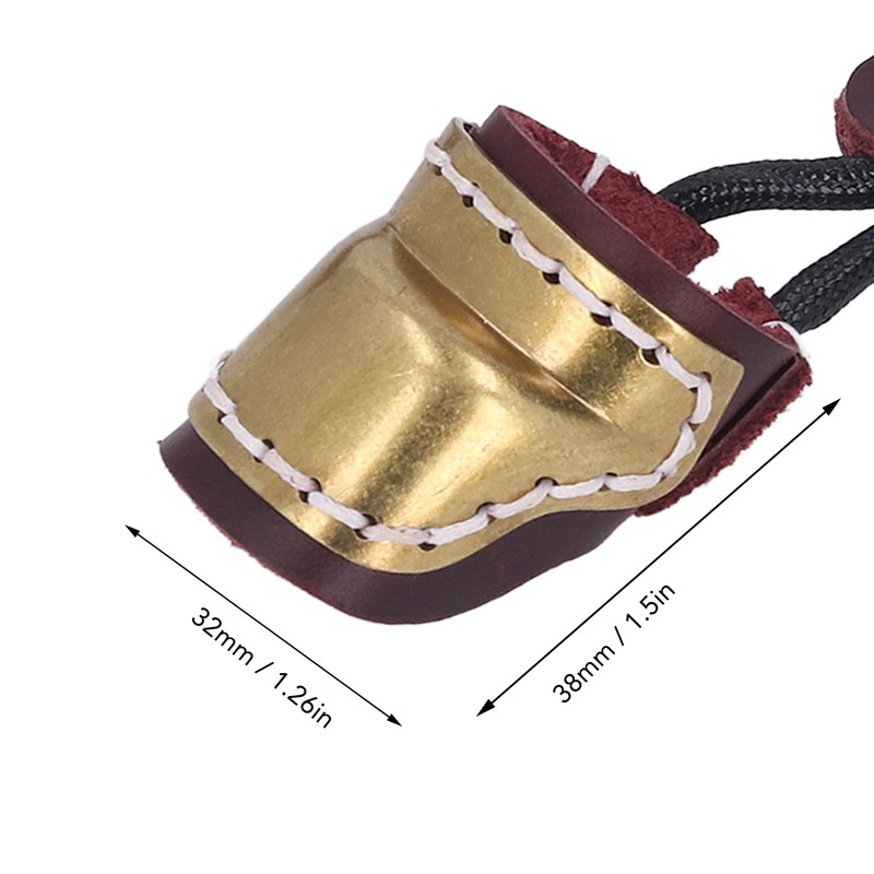 Archery Leather Finger Guard Comfortable Regulating Ergonomic Simple Use Archery