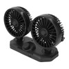 Car Fan Dual Head 24v 360° Adjustable Powerful USB Car