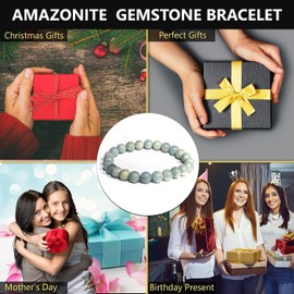 8MM Edelstein Armband Echte Steine Buddha Perlen, Naturstein Bracelets 19cm Heilsteine Perlenarmband Gute Reise Talisman Wunsch Sicherheit Wohlstand Guard Ihre Liebe Geschenk für Frauen, Herren