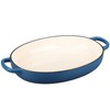 EDGING CASTING Enameled Oval Cast Iron Dutch Oven Pot with