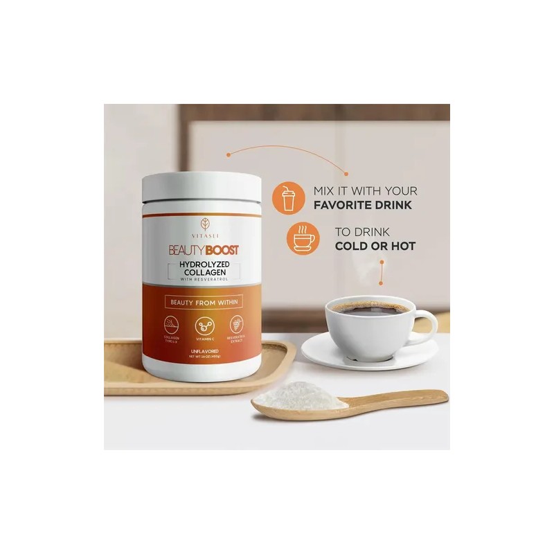 Beauty Booster - Péptidos De Colágeno En Polvo Sabor Coco