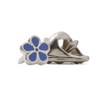 Victoria Regalia Masonic Enamel Forget-Me-Not Silver Speck of Dust Lapel