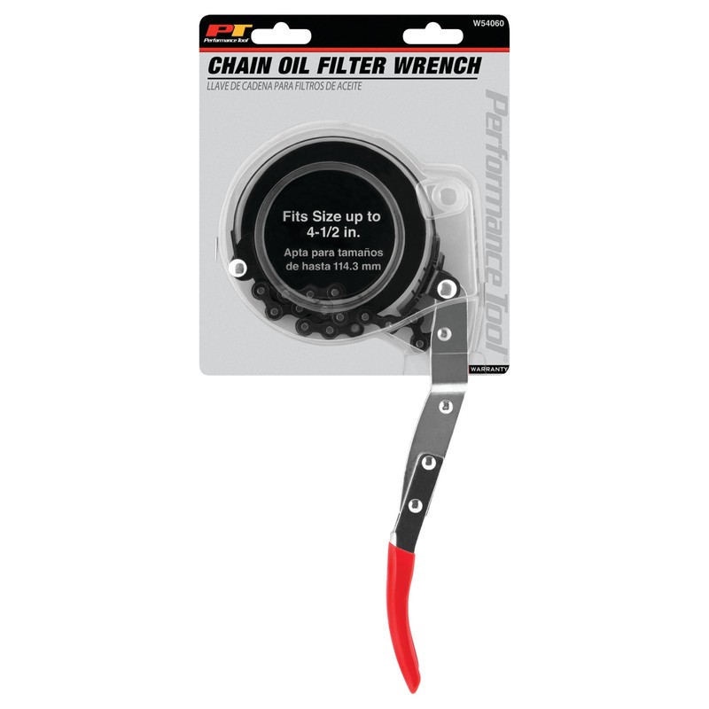 Performance Tool W54060 Chain/Band Filter Wrench, Chain Wrench | 2-3/4
