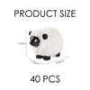 UOPJDD 40 Sheep Ornaments, Cute Mini Animals, Creative Resin Ornaments,