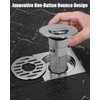 Bathroom Sink Drain Strainer Universal Stainless Steel Drain Strainer, Pop