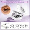 2 Pares Pestañas Postizas Naturales Magnética Reutilizable