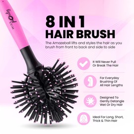 Miss Pouty Amazeball 8-in-1 Hair Styling Sphere Blowdry Brush