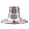 DERNORD 2 Inch Sanitary Tri Clamp to 3/4" Male Tri
