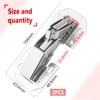 TOVOT 2PCS 4" Cabinets Hinges with Screws Easy-Installation Hinges Doors