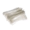 50pcs Perm Rod Bands Replacement Elastic Rubber Bands for Long
