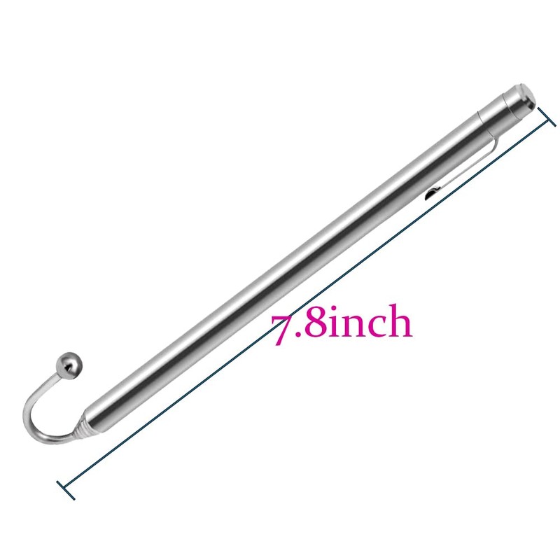 CKZYHHJ Collapsible Wire Reacher Fish Pole With Hook and Pocket
