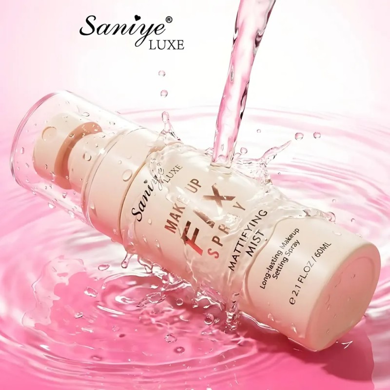 Fijador De Maquillaje Saniye Luxe 60ml Larga Duración.