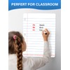 Avsty Magnetic Notebook Paper - Handwriting Lined Paper Dry Erase
