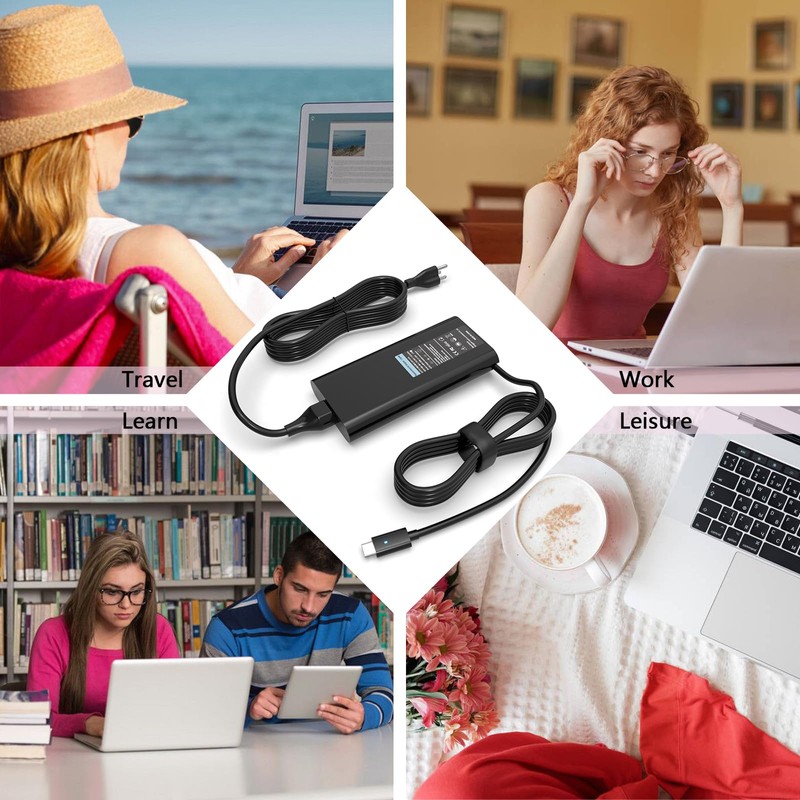 OSISZI 130W USB C Laptop Charger Compatible with Dell Pro