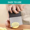 2 Pcs Large Crinkle Cutter - French Fry Slicer -