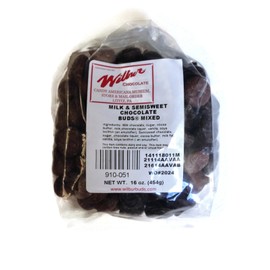 Wilbur Buds Milk & Semisweet Dark Chocolate Buds Mixed, 16 oz. Bag