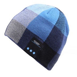 Mydeal Men Women Bluetooth Beanie Hat Cap with Stereo Speaker Headphones, Microphone, Hands Free and Rechargeable Battery for Outdoor Sports Skiing Snowboard Skating Jogging
