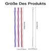 65 Pieces Colorful Plastic Straws, Reusable Hard Straws, with 1