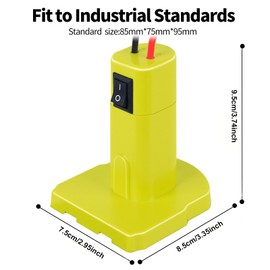 Power Wheel Battery Adapter for Ryobi 18V ONE+ Batteries, Battery Converter with 12AWG Wire, Fuses Holder, 30A Fuses, Wire Terminals Kit for DIY Kids Toys Cars Camping (DIY Y)