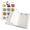 Luxury Pocket Address Book - Tweeter & Telephones Design- 104 Pages - Size 91mm x 130mm