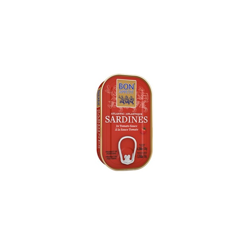 Sardines in tomato Sauce Omega-3, 3 tins x 120 g,