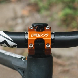 Funn Funnduro MTB Stem with 31.8mm Bar Clamp - The Ultimate Ultralight and Tough Alloy Bicycle Stem for Mountain Bike and BMX Bike, Length 45mm stem (Black)