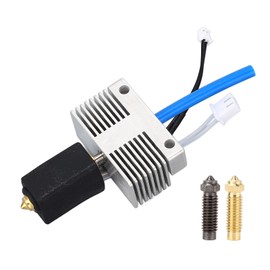3D Printer Hot End Kit Assembled All Metal Hotend with 0.4mm Brass Nozzle All Metal Head Heating Block for Neptune 4 Plus 4 Maximum 3D Printer Accessor