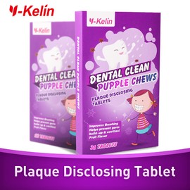 Dental Plaque Disclosing Tablets for Kids & Adults - Showing Plaque by Changing Color - Helps Teach Brushing Habits for Clean Teeth - 36 Count