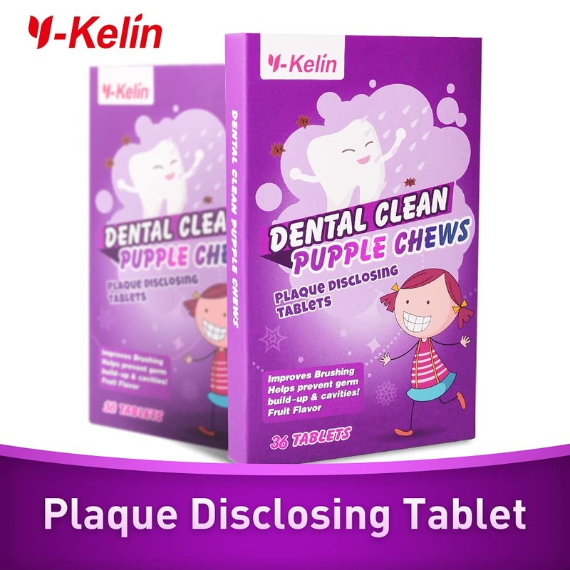 Dental Plaque Disclosing Tablets for Kids & Adults - Showing