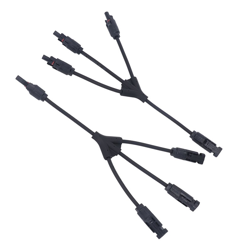 One Pair Solar Panel Connector 3 to 1 Y Branch