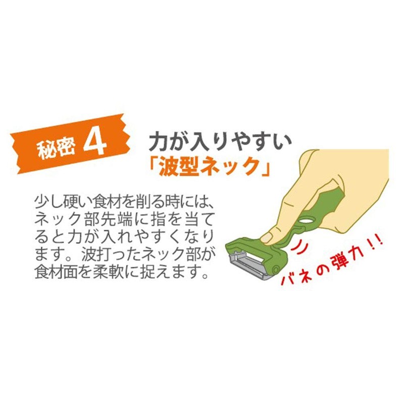 ののじ ピーラー 糸そーめん削り モスグリーン SKSP-01MG