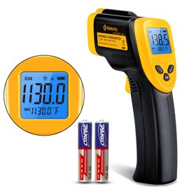 Etekcity Infrared Thermometer Laser Temperature Gun 1080, -58°F~ 1130°F for Meat Food Candy Pizza Oven, Heat Gun for Cooking, Kitchen, Fridge, Reptile, BBQ, HAVC, Adjustable Emissivity & Max Measure