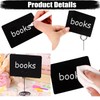 16 Set Mini Chalkboard Signs with Metal Stand and Water-Based