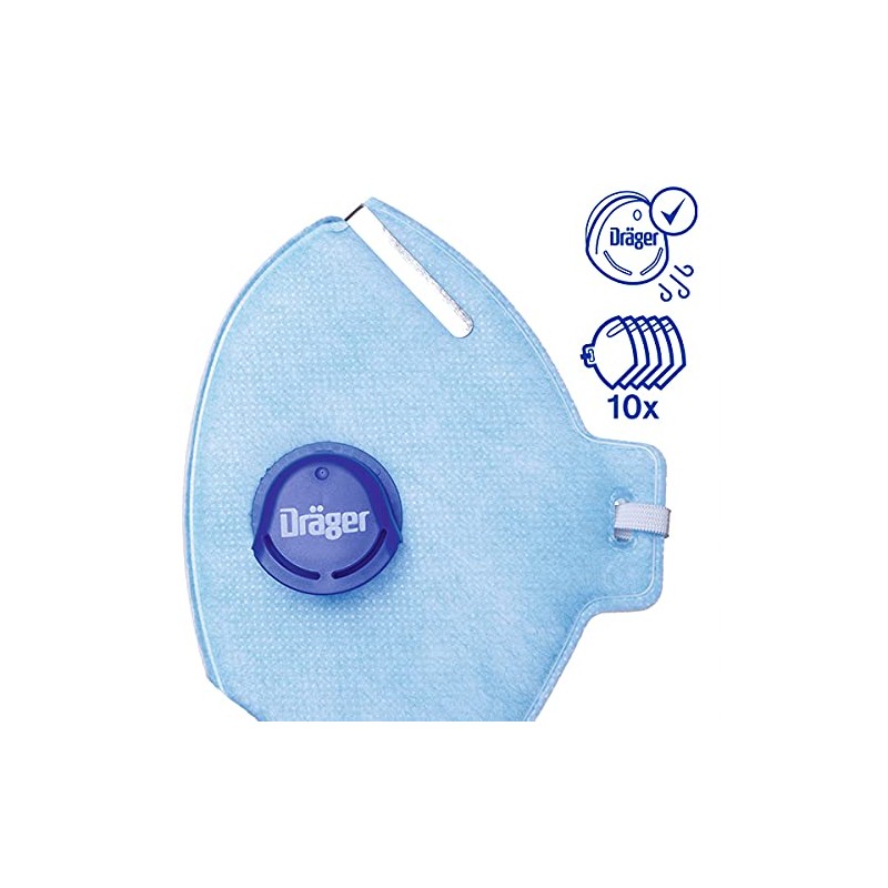 Dräger X-plore 1720 C V FFP2 Respirator Mask (10-Pack) |