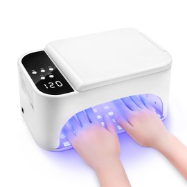 288W UV Nail Lamp LEDSUUEI, 3-in-1 Multifunction UV Lamps for Gel Nails 4 Timer Setting, Number Reverse Display Pro LED Nail Lamp 108 Beads Fast UV Light for Gel Nails Polish, Built-in Storage Space
