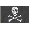 Storm&Lighthouse Pirate Flag Jolly Roger Pirate Flag Skull and Crossbones