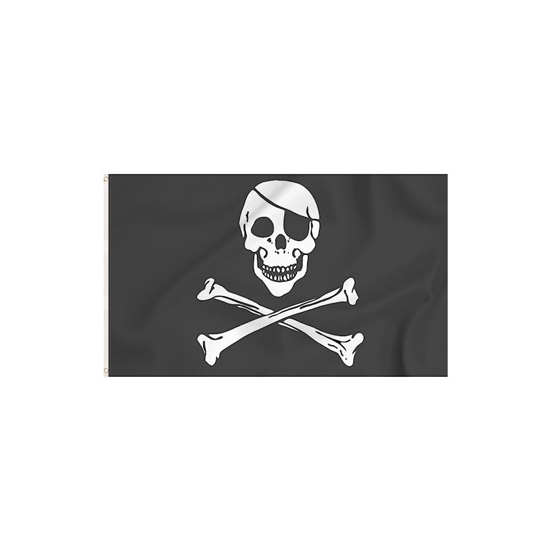 Storm&Lighthouse Pirate Flag Jolly Roger Pirate Flag Skull and Crossbones