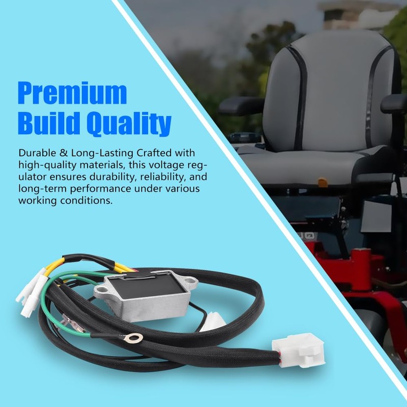 CUSTONEPARTS Voltage Regulator with Harness FIT Exmark Quest Radius E