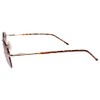 Square Aviator Rimless Tinted Lens Gold Bifocal Reader 1.00 Reading