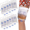 10 Pack Leg Urinary Drainage Bags with Cloth Straps, Anti-Reflux