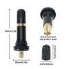 50Pcs TPMS 20008 Rubber Snap-in Valve Stems Tire Valve Stem