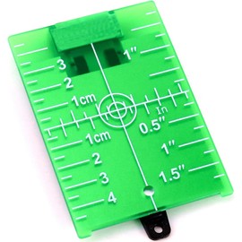 thirei Laser Target, Green Laser Target, Laser Target Board with Reflectors, Laser Target with Reflectors, for Improving Red Laser Visibility